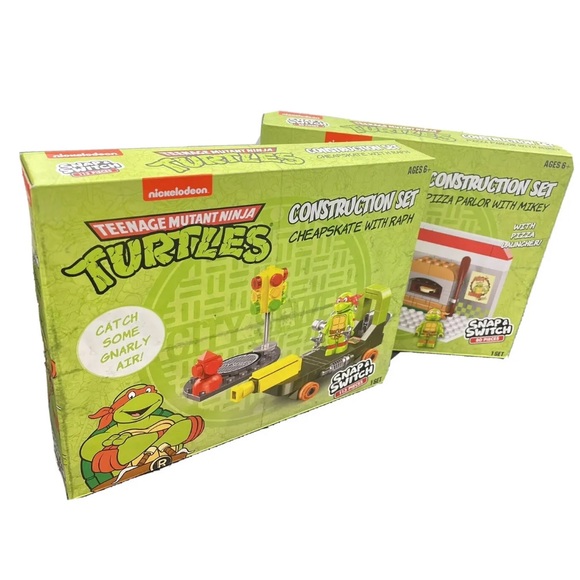 2X~NICKELODEON~CONSTRUCTION SET~TEENACE MUTANT NINJA~193 Pieces (#8839) - Picture 8 of 8